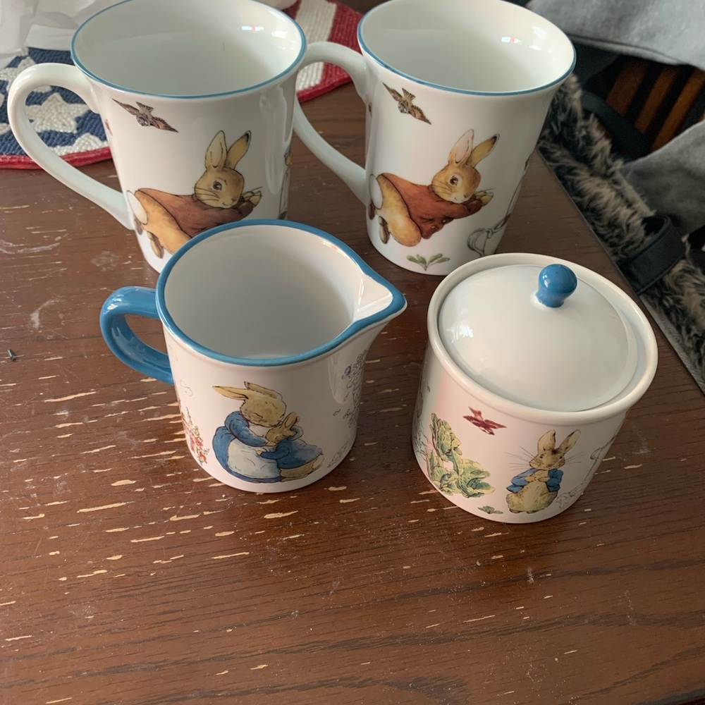 4 Piece Collectable Peter Rabbit Tea Set - Picture 4 of 4